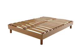 Sommier fixe finition bois